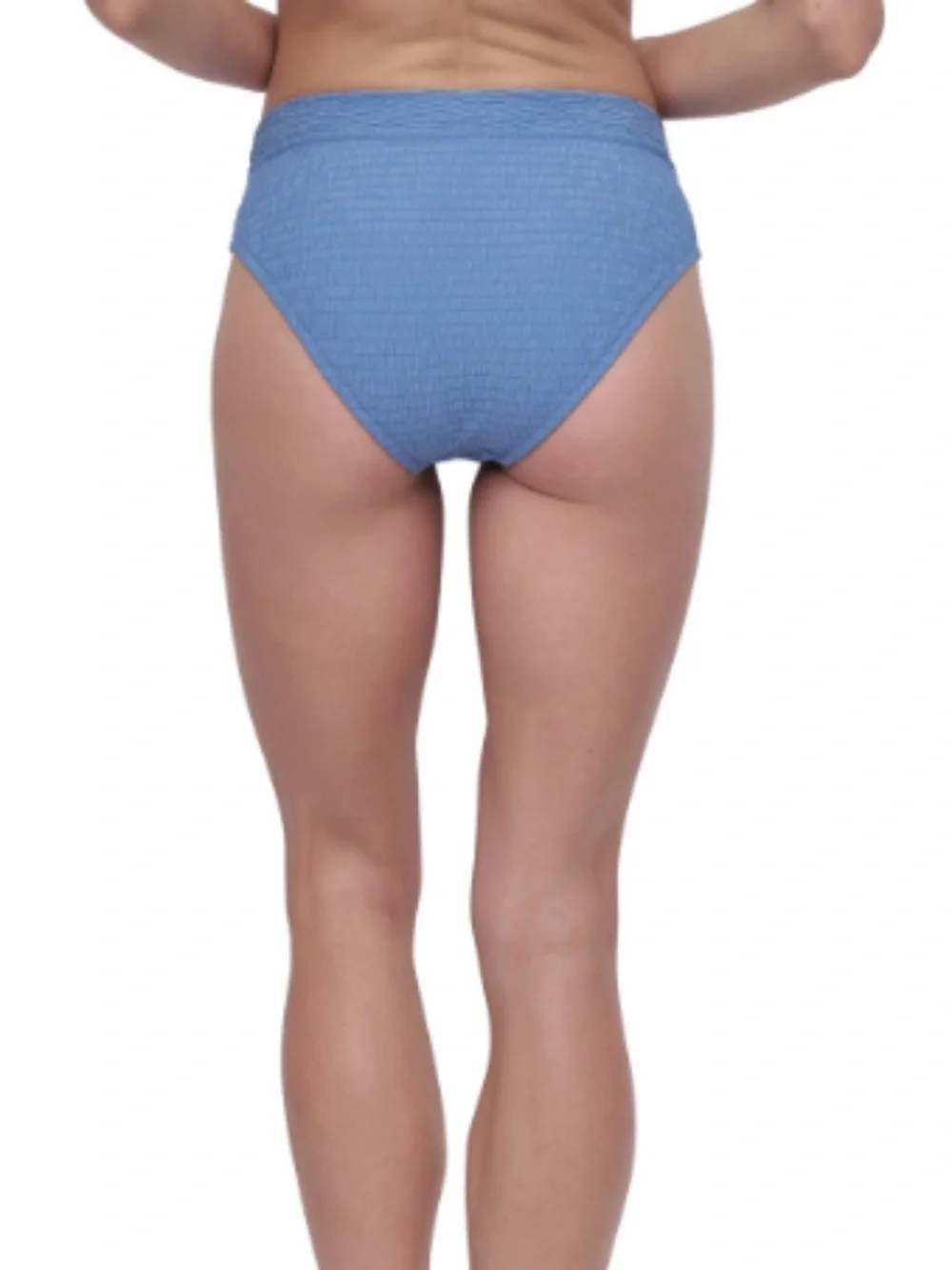 Dkny Women's High Waist Bikini Bottoms Blue Size L 1769
